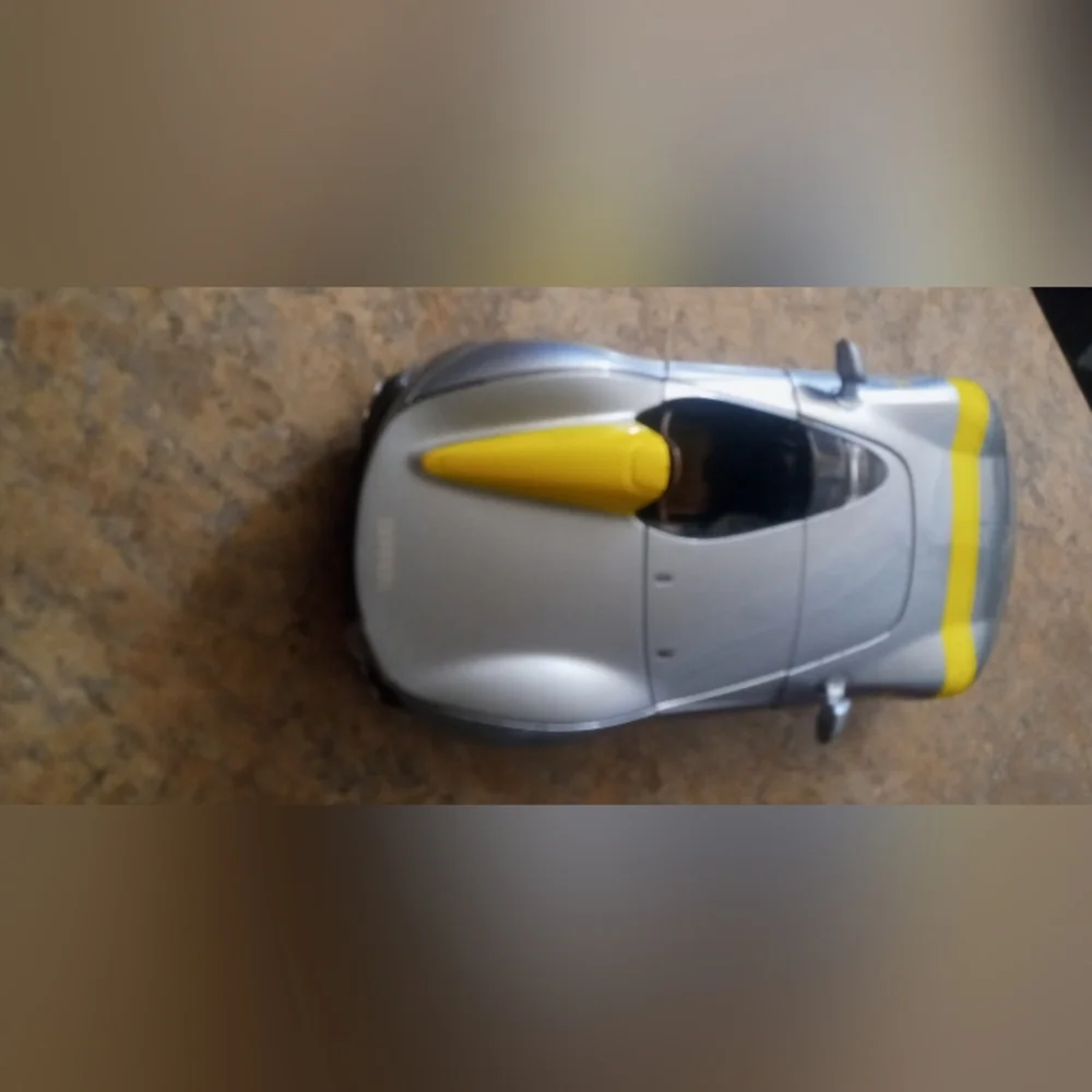 Ferrari monza sp1 Silver and Yellow Sports Car Toy - Kids Toy 1:18